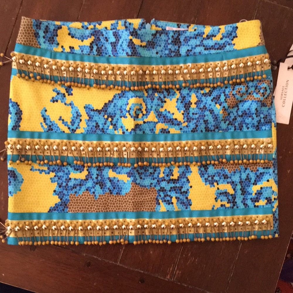 Beaded Versace miniskirt